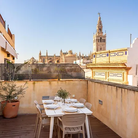 Duplex Con Terraza Privada Y Vistas A La Catedral Appartement